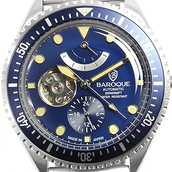 Amazon.co.jp: [BAROQUE] バロック 腕時計 メンズ ダイバーズ